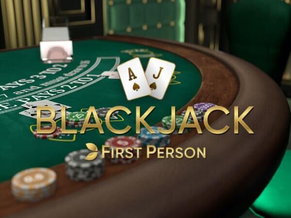 First Person Blackjack – jeu de casino en direct sur emberBet (Evolution)