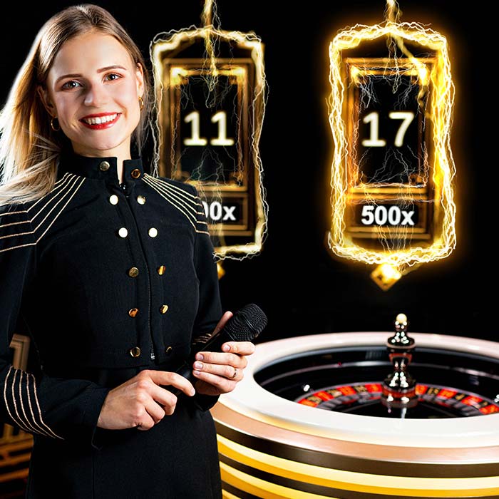 Lightning Roulette – jeu de casino en direct sur emberBet (Evolution)